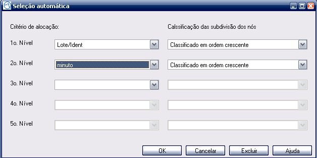 9 Q-DAS Database 2.2.4 Seleção Automática Você pode fazer uma selecção automática, clicando em uma peça na parte de seleção com o botão direito do mouse.