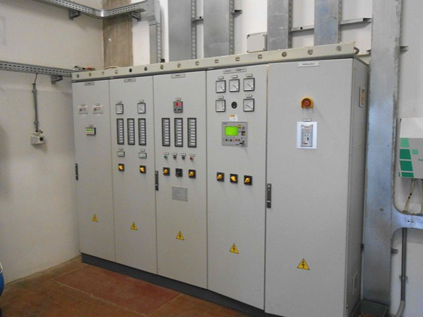 CHP Plant Painel de controle elétrico para grupos geradores