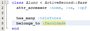 17 4.1.1.1 Model Um model representa a informação (dados) da aplicação e as regras para manipular estes dados.