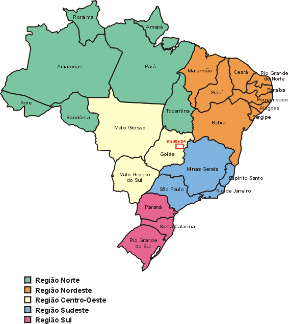 Anexo 5 Estatísticas Geopolíticas e Industriais Básicas do Brasil 1. O Brasil localiza-se no Hemisfério Ocidental, em grande parte entre o Equador e o Trópico de Capricórnio.