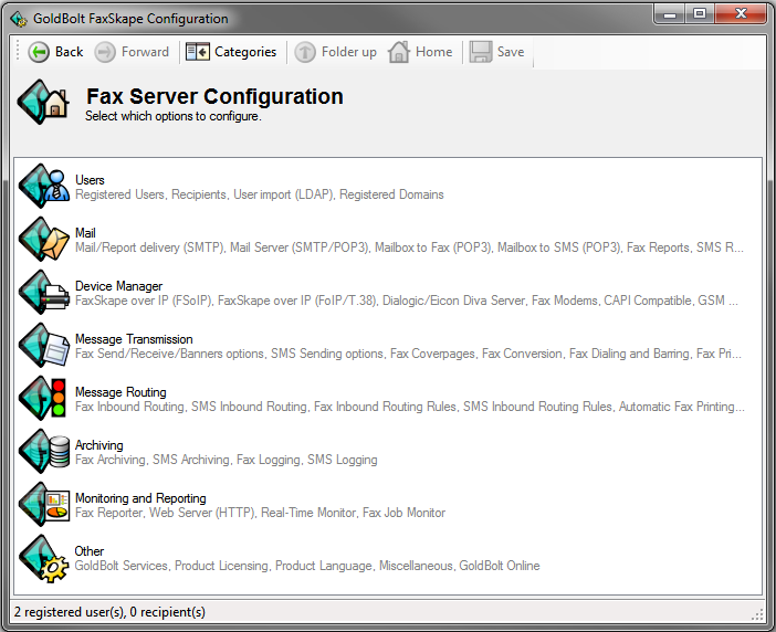 Página 12 FaxSkape Solução de fax corporativo Caraterísticas destacadas: Fax e SMS centralizado e integrado com o e-mail Barcode Reader: digitaliza os faxes recebidos procurando Code128, Code39 e EAN