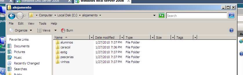 E para isso temos que ir ao Internet Information Services (IIS) Manager.