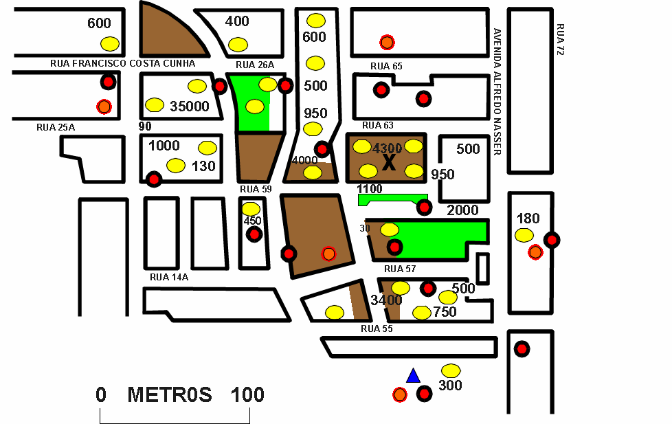 9 C 0 ÍNDICE PLUVIOMÉTRICO =1700 mm/a RAIN FALL =1700 mm/a NÚMERO DE PESSOAS MONITORADAS=112800 NUMBER OF MONITORED PERSONS=112800 NÚMERO DE PESSOAS COM ROUPAS CONTAMINADAS=120 PERSONS WITH CLOTHES