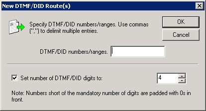 Adição individual de rotas DID/DTMF 1. Em GFI FaxMaker Configuration, clique com o botão direito em Routing > DTMF/DID e selecione New. Screenshot 97: Criar uma nova rota DID 2.