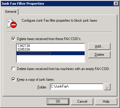 1. A partir de GFI FaxMaker Configuration, clique com o botão direito em Advanced > Miscellaneous e selecione Properties. 2. Na guia General, selecione Force 1:1 printing. 3. Clique em OK. 8.