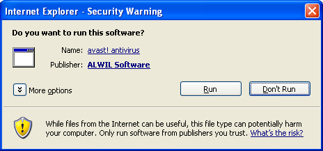 Passo 2. Instale o avast! Internet Security 8.0 no seu computador Para instalar o avast! Internet Security 8.0 no seu computador, você precisa executar o arquivo de instalação.