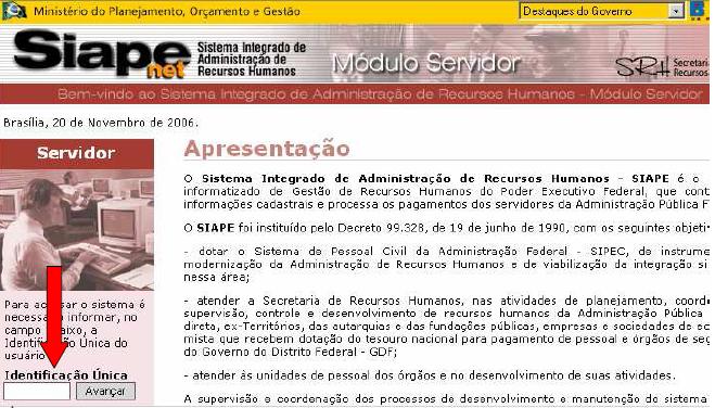 ACESSO AO APLICATIVO PASSO A PASSO 1- Acessar o sítio: www.siapenet.gov.br.
