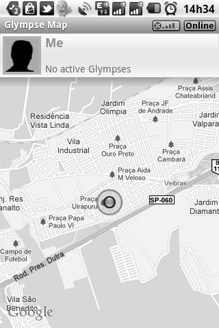4- Glympse O Glympse é um serviço para dispositivos móveis com receptor GPS, que permite ao seu usuário compartilhar sua localização geográfica por um período