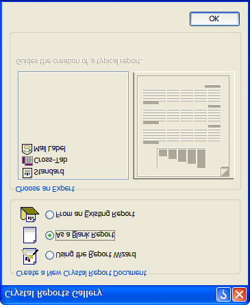 No Fields Explorer, clique em Database Fields