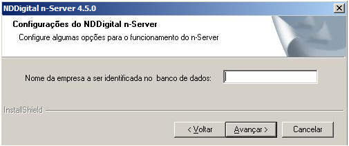 4.7.3 Utilizar Banco de Dados da Estação de Trabalho Atual Caso já possua um banco de dados instalado na estação de trabalho, será apresentada a opção de Utilizar deste computador, então será exibida