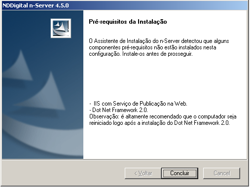 SQL Server 2005 SP1 exclusivo para a aplicação recomendando (em estação de trabalho separada do restante da aplicação). Visualizador de relatórios Adobe Reader 5.