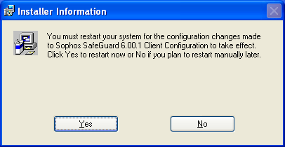 7.2.11. Aguarde o final do processo de instalação e clique em Finish 7.2.11.1. Reinicie o computador OBS: Após a instalação do client, o POA estará em Auto-logon.