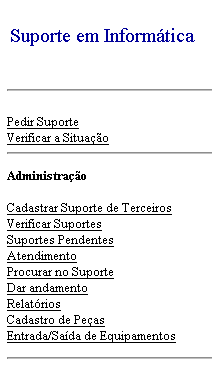 Intranet Estudo de caso: UCPEL Suporte em Informática SENAC FACULDADEDETECNOLOGIA