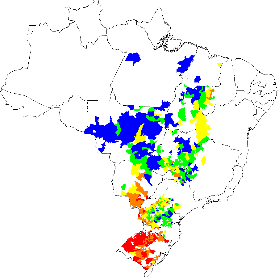 Mapas de Rentabilidade Migração de Rating Muito Baixo Baixo Médio Alto Muito Alto Município - UF Sorriso - MT Sapezal - MT Campo Verde - MT Querência - MT Dourados - MS Chapadão do Sul - MS Rio Verde