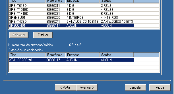 Zelio Logic Configurações de Software