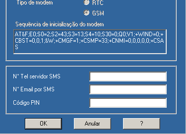 Zelio Logic Configurações de Software Criação da lista de estações remotas Nome e número do telefone do modem GSM Seleção do tipo de modem