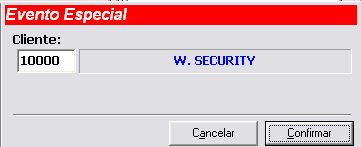 Página 24 de 43 Capítulo Criando Evento Especial 10 Outra maneira de inserirmos informações para o cliente é utilizando-se do botão Evento Especial (F5) da Barra de Comandos, que quando acionado irá