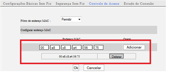 5. Wireless Settings (Configurações Sem Fio) 5.