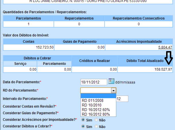 Tela03 Restrições