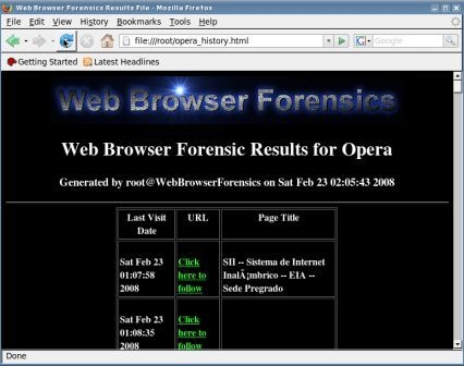 Ferramenta :: wbf (Web Browser Forensics)