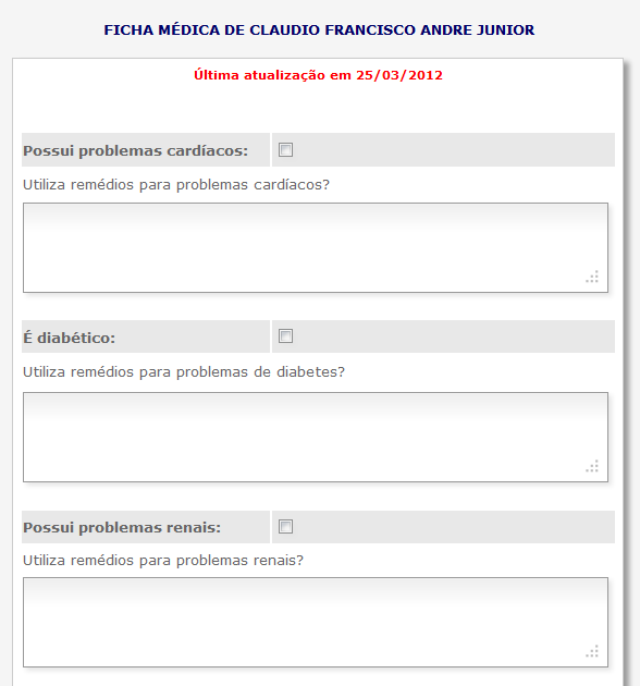 Observe que se o membro do clube ou sociedade ainda não possui CPF, ele poderá cadastrar o CPF do responsável legal (pai ou mãe), é importante que preencha os campos onde constam e-mail e telefone