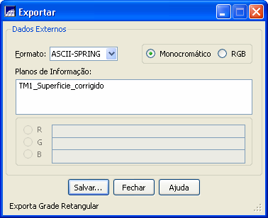 Ao terminar de exportar todos os PI s