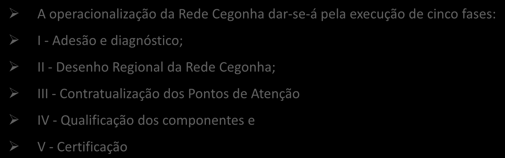 REDE CEGONHA PORTARIA Nº 1.