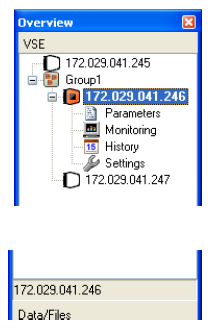 6 Diagnóstico eletrônico VSE Usando a barra de ferramentas ou menu de contexto no menu principal, você pode criar grupos de ou novas conexões.