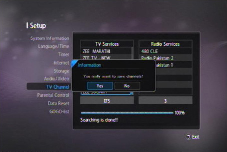 Verificar Para guardar as suas pesquisas no canal lista, pressione o botão OK. 3.8.3 Digitalizando TP Individuais transponders (TP), podem ser pesquisadas por varredura TP.