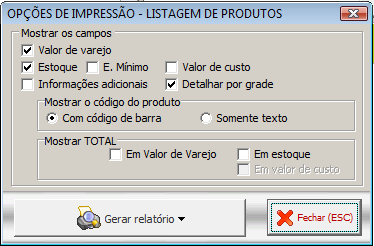 - Utilitáris - Busca rápida de clientes e prduts Neste menu sã dispnibilizadas buscas para prduts e clientes. Prduts Mds de Busca: Os filtrs de busca d prdut.