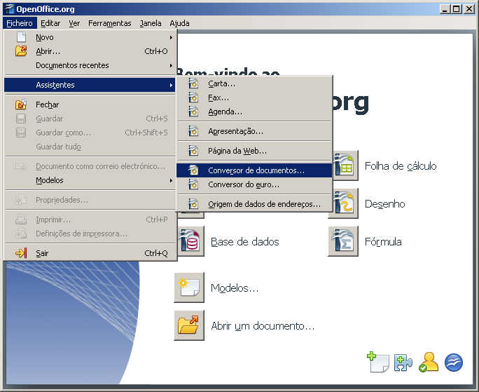 Assunto Extensões OpenOffice para Marcadores Para agilizar a utilização do OpenOffice é necessária a conversão de modelos já existentes do Word para modelos do OpenOffice.