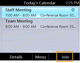 Você pode juntar-se apenas a reuniões on-line no Lync que tiverem sido criadas usando o Online Meeting Add-In para Lync.