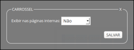 Para configurar as demais opções do módulo, após arrastá-lo para a coluna de layout, clique em Configurar (1).