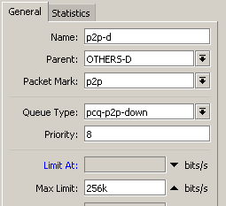 QoS no Mikrotik ROS Queue Tree Após o levantamento do fluxo e conseqüentemente a definição dos parâmetros a configurar, é extremamente simples a configuração da QoS