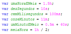 33 números de 0 a 9, do modo octal, precedido por zero e sucedido por números de 0 a 7, ou do modo hexadecimal, precedido por 0x ou 0X e sucedido por números de 0 a 9 ou letras de "a" a "f" ou "A" a