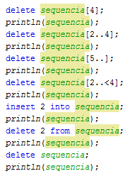 35 Na instrução insert <valor> into <sequence>; o elemento é adicionado no final da sequence.