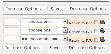 Mensagem de inválido Reproduz uma mensagem de erro, antes de retornar ao início da URA; Repetir Loops Escolha a quantidae de loops que a URA deve ter até ir para o destino de falha ou destino de