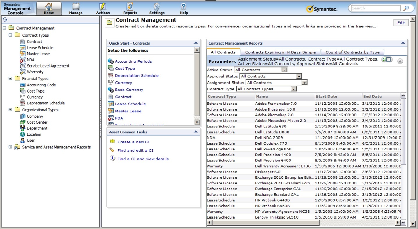 Symantec Asset Management Suite 7.
