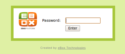 17 A interface web de administração Depois de instalado ebox Platform, acessamos a interface de