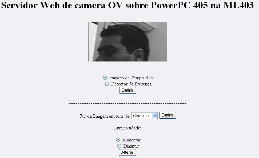 5. Funcionalidades e Manual do Servidor Web Este capítulo pretende mostrar e explicar a interface com o utilizador do sistema desenvolvido. Na Figura 53 está a página principal (index.