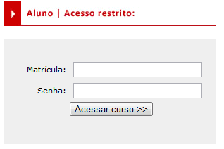 4BENEFÍCIOS PARA NOSSOS ALUNOS AMBIENTE VIRTUAL Ao se matricular em nosso curso, o aluno receberá o login e senha de acesso ao ambiente virtual.