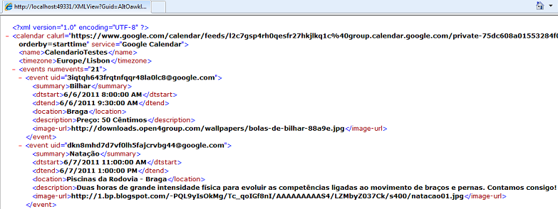 126 A APLICAÇÃO DSEVENTAPP 4.4 Figura 4.58: Formulário para configurar visualizações XML Figura 4.