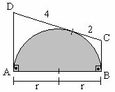a) ( 5 + 1) r b) 1 + r c) r d) 5r e) ( 5 1) r 185. Na figura abaixo, são dadas AE/EC = 1/, BE = 8 cm e ED = 6 cm. O comprimento de AC, em cm, é: a) 10 b) 1 c) 16 d) 18 e) 0 186.