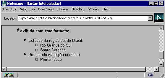 É exibida com este formato: Faculdade de Viçosa - DET112