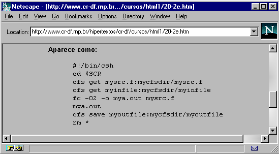 f. Texto Pré-formatado A marcação <PRE>(derivada de preformatted ) delimita uma área de texto em que espaços, novas linhas e tabulações são mantidas.