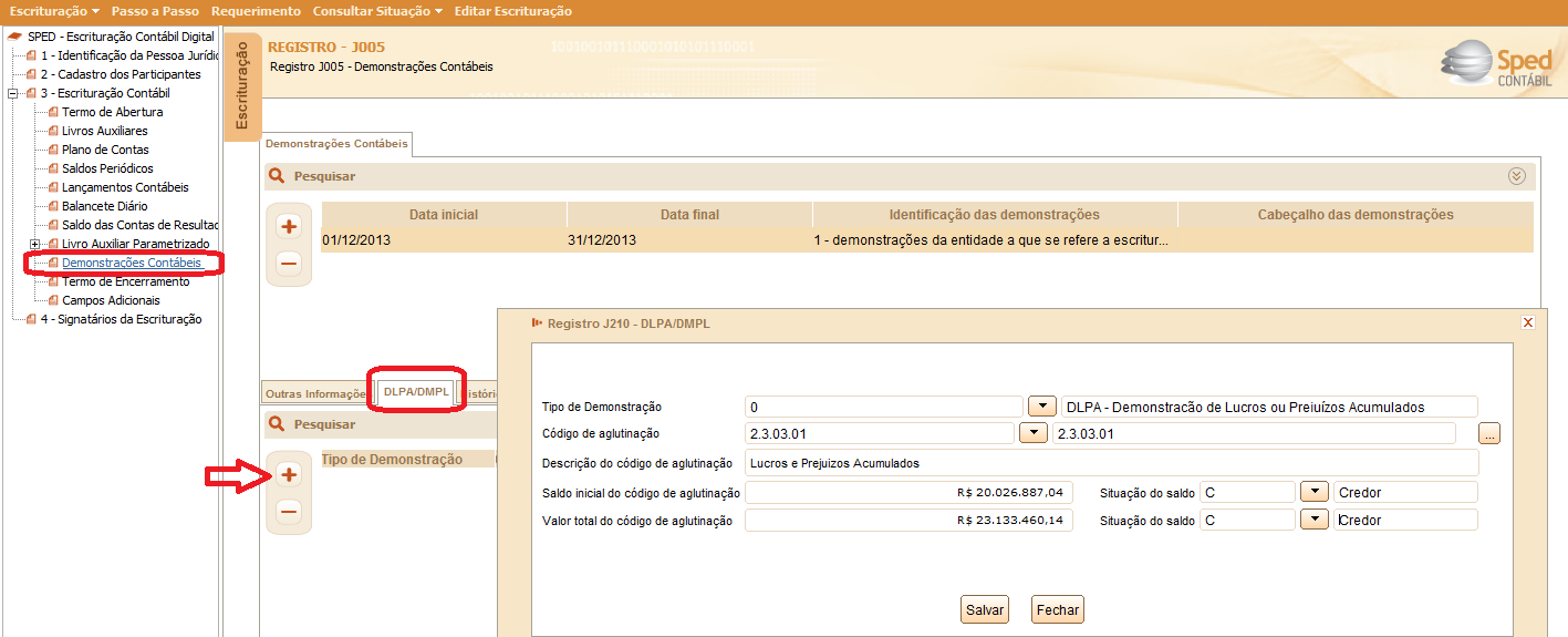 Página 5 de 6 Empresa Grande Porte: Indicador de empresa de grande porte: 0 Empresa não é de grande porte 1 Empresa de grande porte Hash Escrituração Substituída: Hash da escrituração substituída