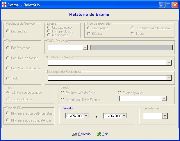 Relatório Figura 53. Exames por profissional 2.