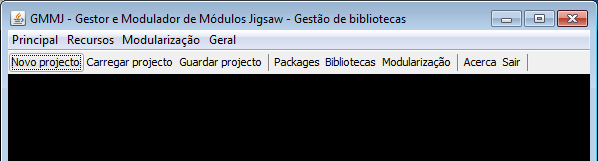 104 6 SOFTWARE DE MODELAÇÃO DE MÓDULOS JIGSAW Durante a importação dos packages que fazem parte do projeto, o respetivo código fonte é reconhecido, utilizando uma biblioteca externa e, são