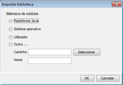 6.2.2 CAMADA DE APRESENTAÇÃO 105 6.2.2.1 Gestão dos projetos de modularização Este grupo de funcionalidades permite a criação, abertura e salvaguarda de projetos.