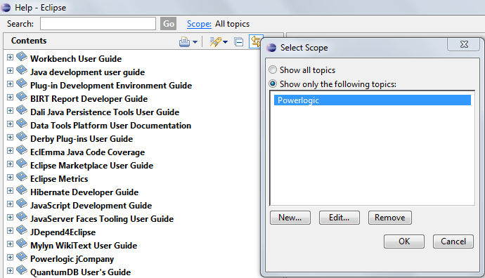 Entendend Ambiente de Desenvlviment 1. Acine menu Help -> Help Cntents 2. Na página principal d Help On-Line, clique em Search Scpe.